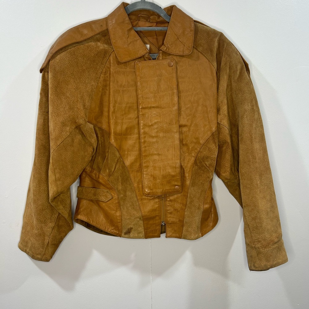 Women's Vintage Rinzi International Collection Leather Jacket Size Small